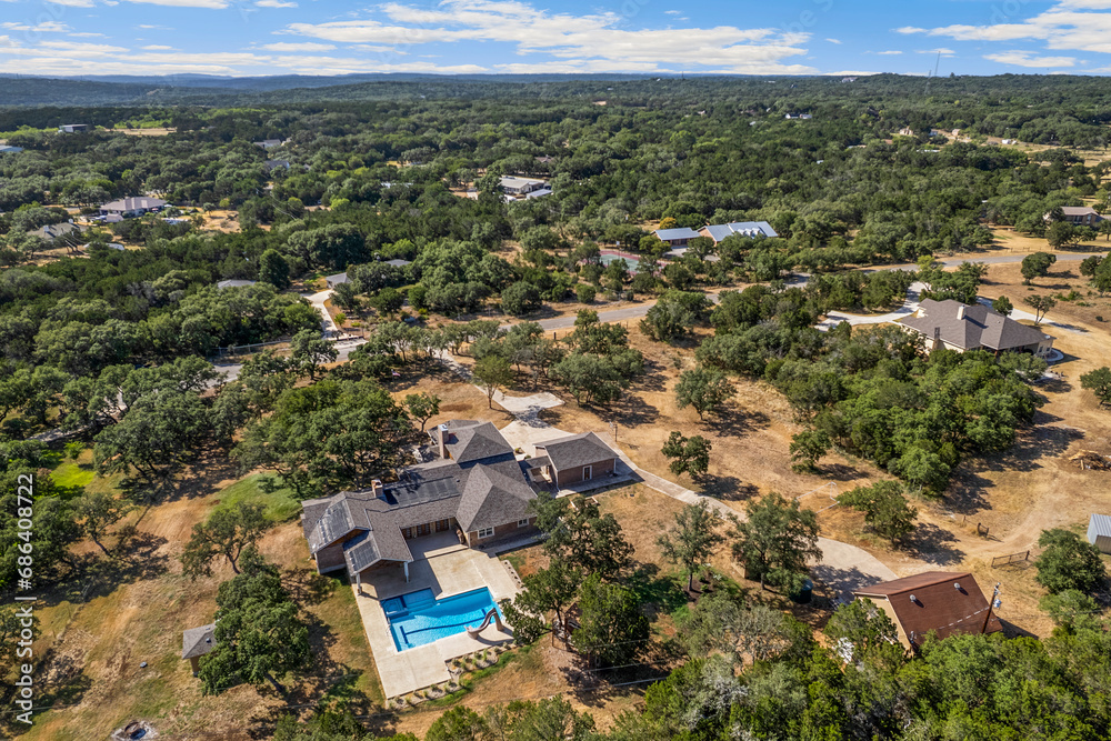 Obraz premium a house on land 