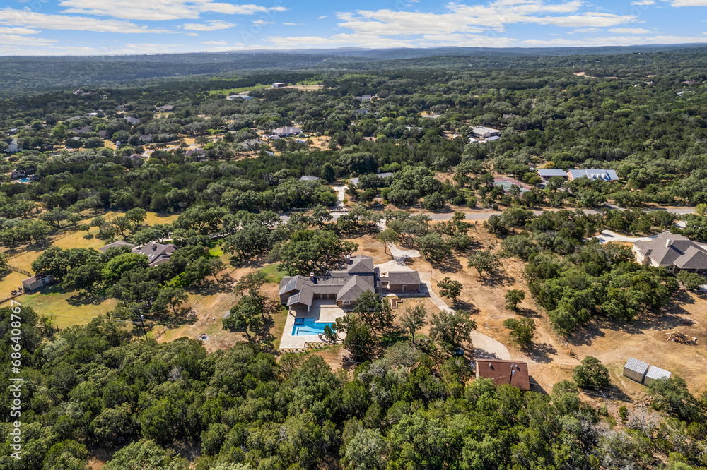 Obraz premium a house on land 