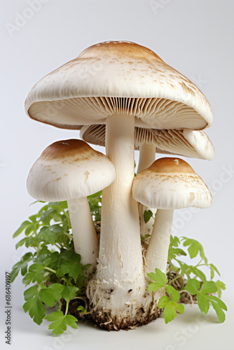 Mushroom. Portrait. Ideal for advertising or banner.