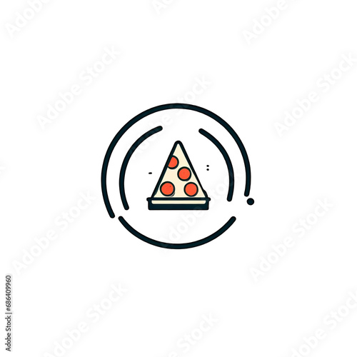 pizza minimalistic sign