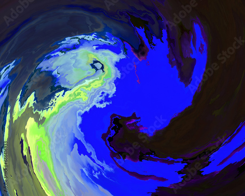Abstract Earth Swirl