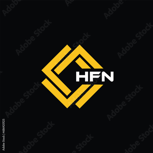 HFN letter design for logo and icon.HFN typography for technology, business and real estate brand.HFN monogram logo.