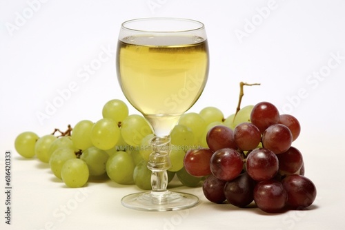a strong alcoholic drink made from grapes, usually enjoyed in mixed drinks. Generative AI