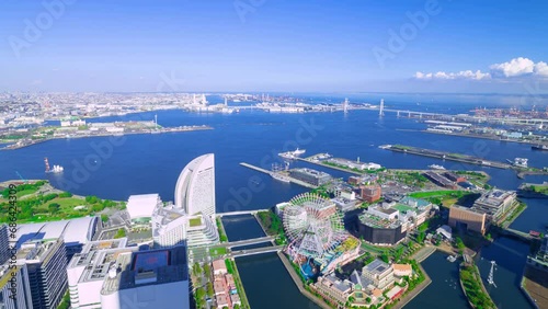 青空と緑の横浜タイムラプス　2023　 photo