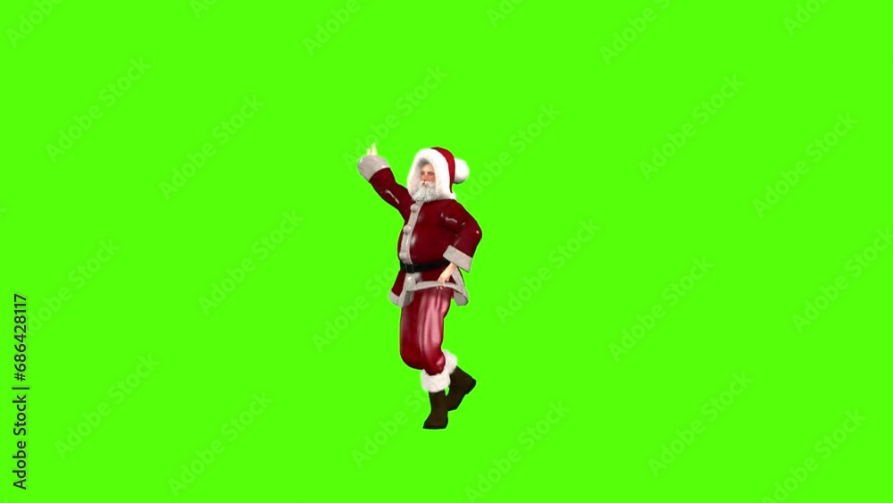 Santa Claus Disco Samba Dance Seamless loop Santa Claus Disco Samba Dance Seamless loop