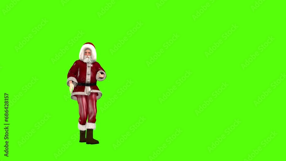 Santa Claus Disco Samba Dance Seamless loop Santa Claus Disco Samba Dance Seamless loop