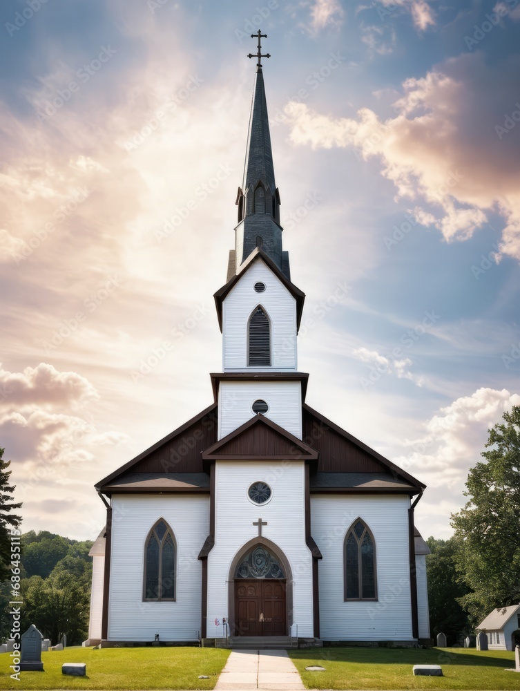 Scenic view of a church Scenic view of a church
