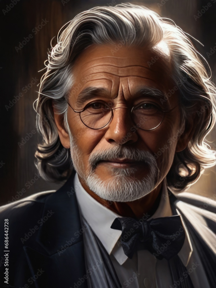 Portrait of a man Portrait of a man