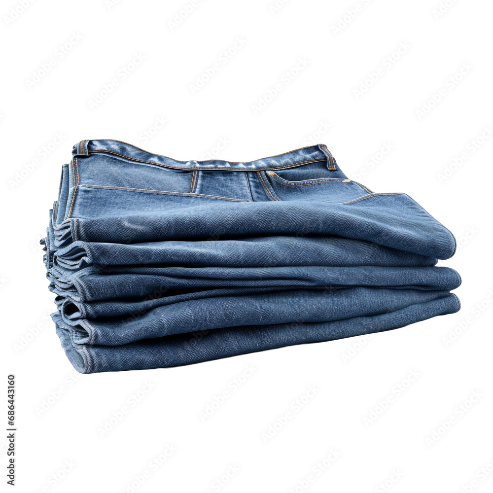Blue jeans isolated on transparent background Blue jeans isolated on transparent background