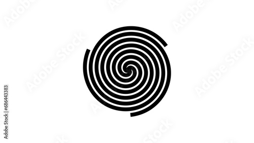 Real Triple Archimedean Spiral with Butt Cap from the Celtic Culture
