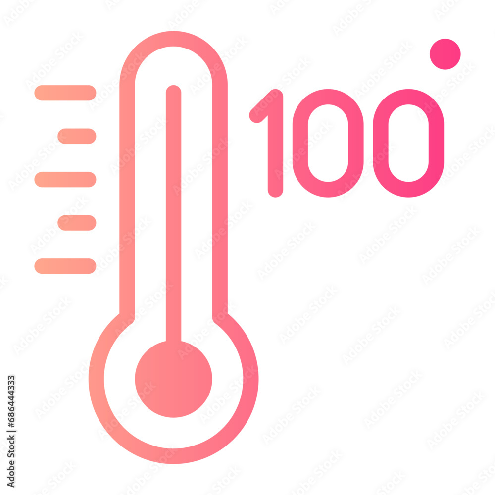 one hundred gradient icon one hundred gradient icon