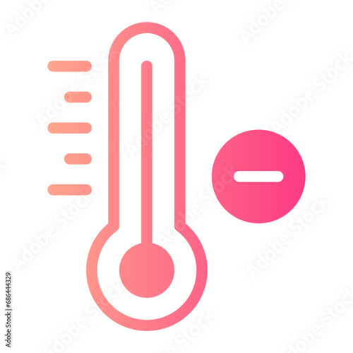 minus gradient icon