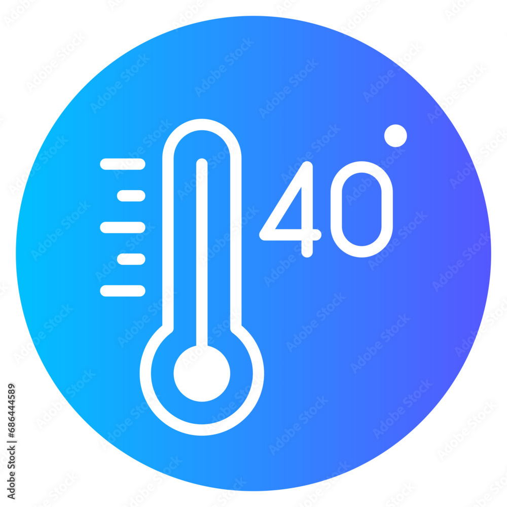 forty gradient icon forty gradient icon