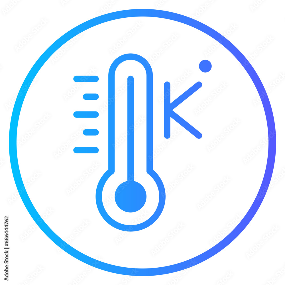 kelvin gradient icon kelvin gradient icon
