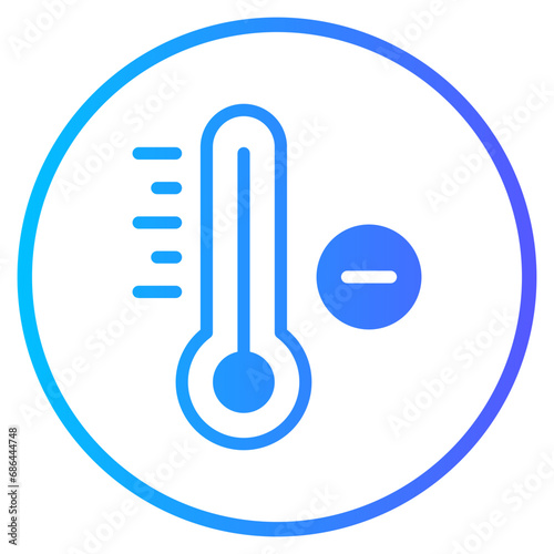 minus gradient icon