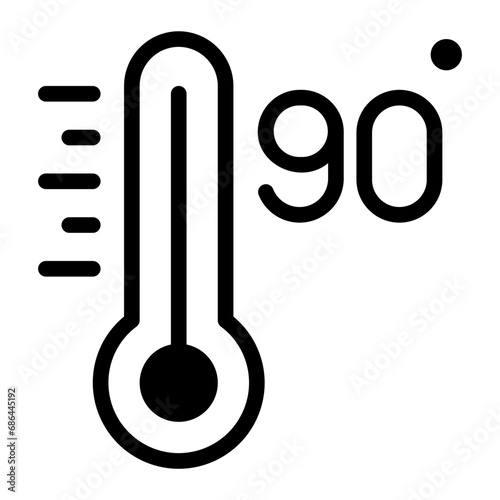 ninety glyph icon