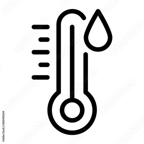 hot water line icon