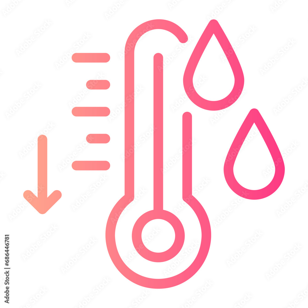 water cooler gradient icon water cooler gradient icon