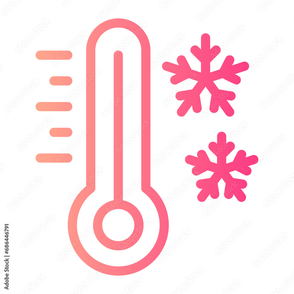 winter gradient icon winter gradient icon