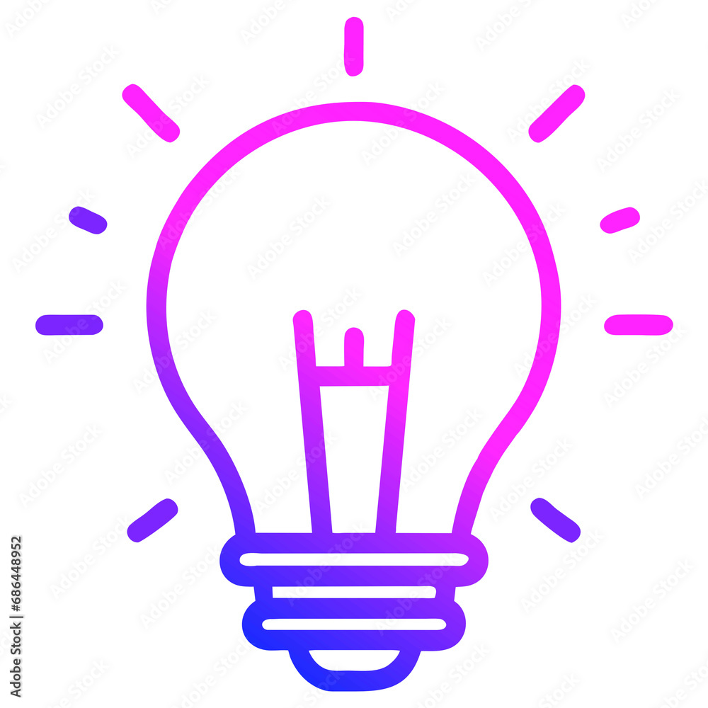 Light bulb icon on a light background. Idea symbol, electric lamp, lighting, innovation, problem solving, creativity. Originality, electricity, flat and colorful lines. Flat design Light bulb icon on a light background. Idea symbol, electric lamp, lighting, innovation, problem solving, creativity. Originality, electricity, flat and colorful lines. Flat design