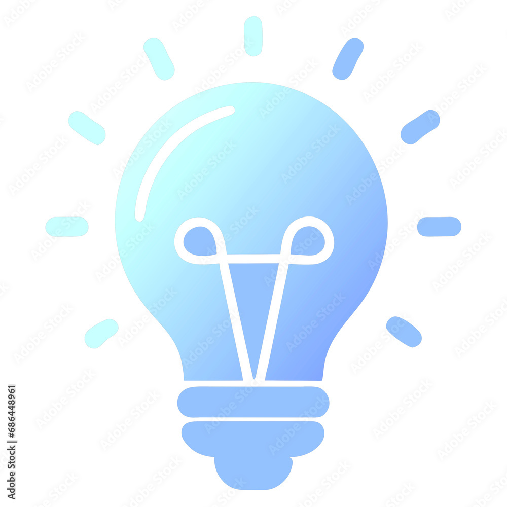 Light bulb icon on a light background. Idea symbol, electric lamp, lighting, innovation, problem solving, creativity. Originality, electricity, flat and colorful lines. Flat design Light bulb icon on a light background. Idea symbol, electric lamp, lighting, innovation, problem solving, creativity. Originality, electricity, flat and colorful lines. Flat design