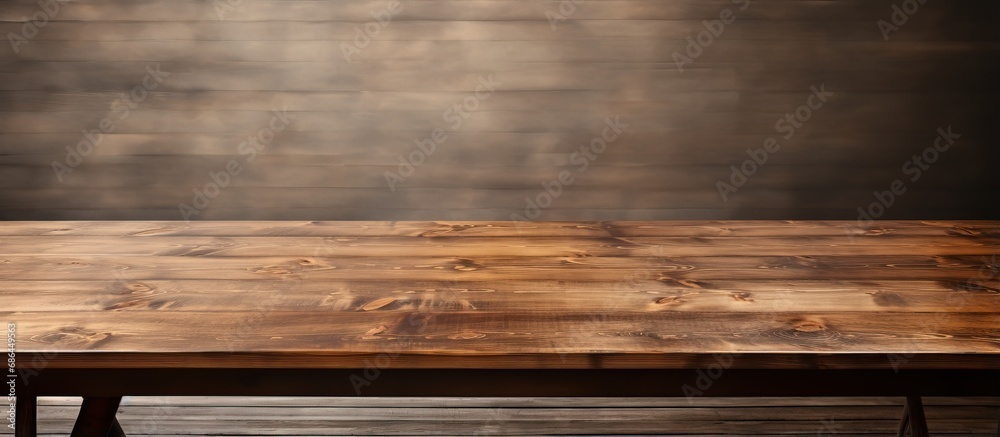 Isolated wooden table Isolated wooden table