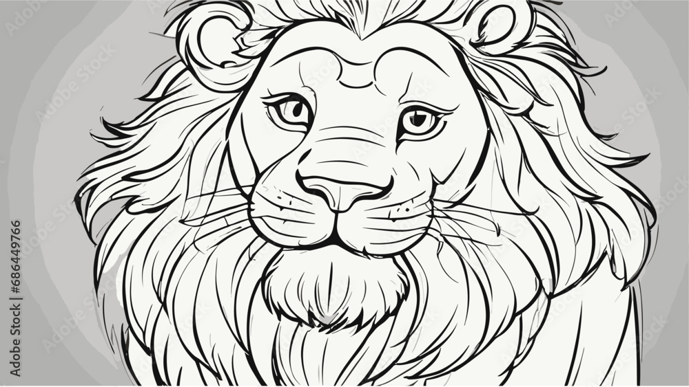 Lion carton character with formal dress vector image. Illustration of cute lion design graphic on the white background Lion carton character with formal dress vector image. Illustration of cute lion design graphic on the white background