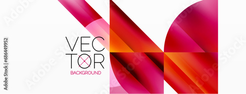 Minimalist marvel - squares and circles unite in harmonious geometry. Muted tones weave serene backdrop where structured tiles form dance of timeless elegance, epitomizing modern simplicity