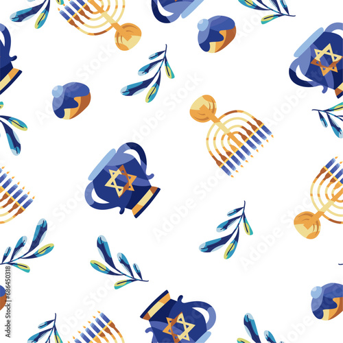 hanukkah background design