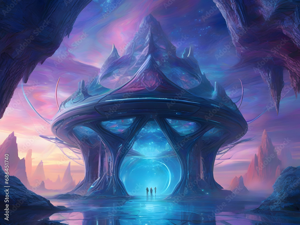 Step into a surreal landscape with a phantasmagoric teleportation ...
