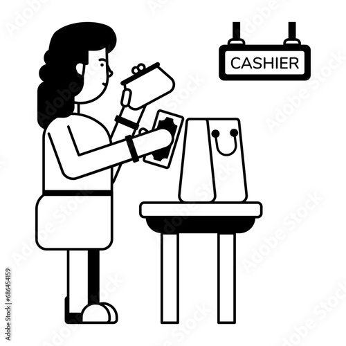 Cashier Desk