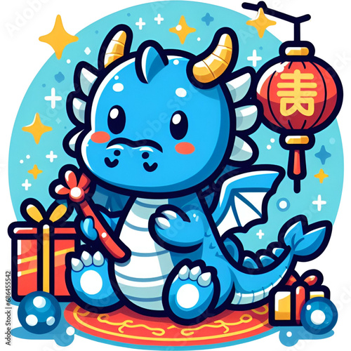 2024  blue dragon  dragon  new year  pretty  nice  pixel