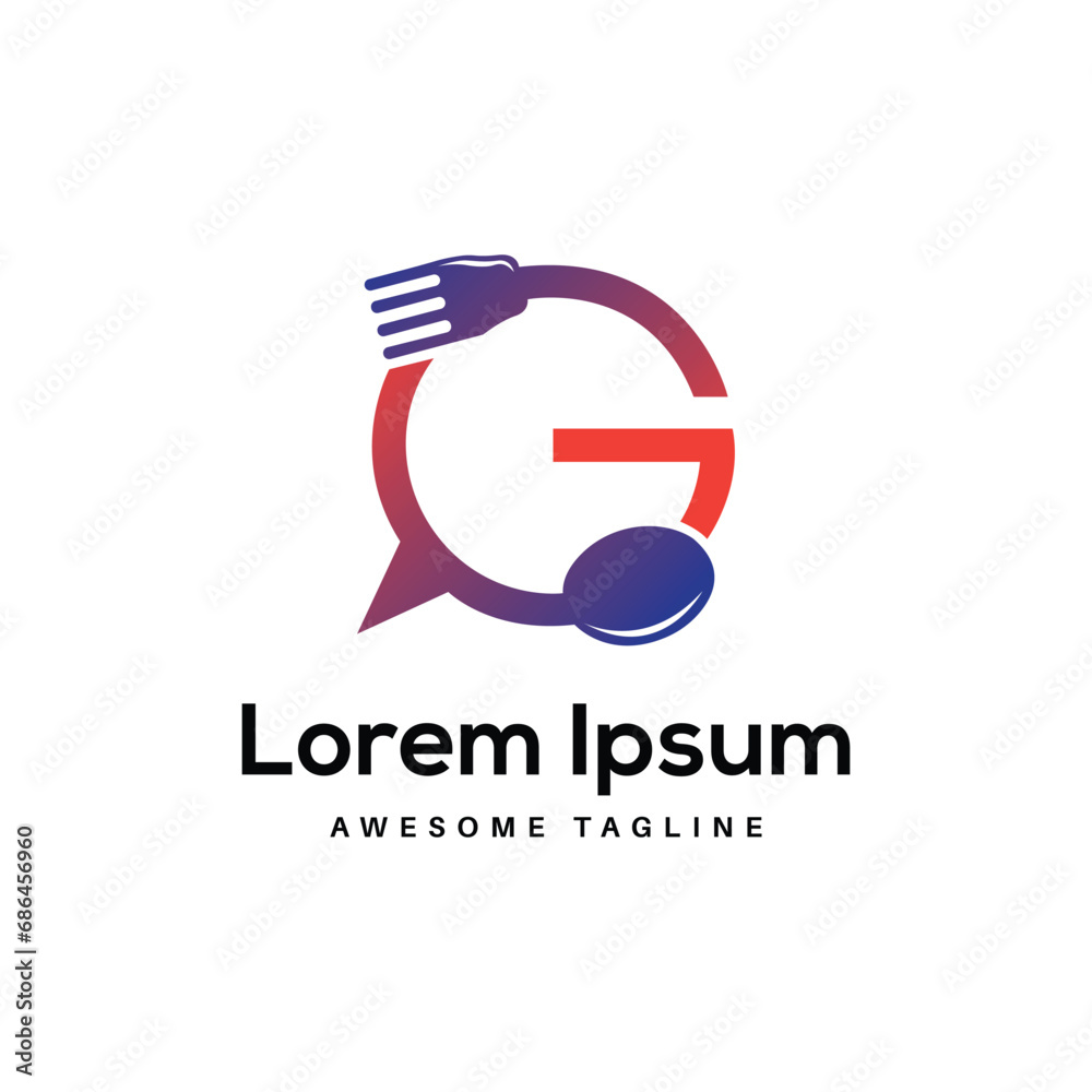 Obraz premium G Letter Logo Design Free Icon