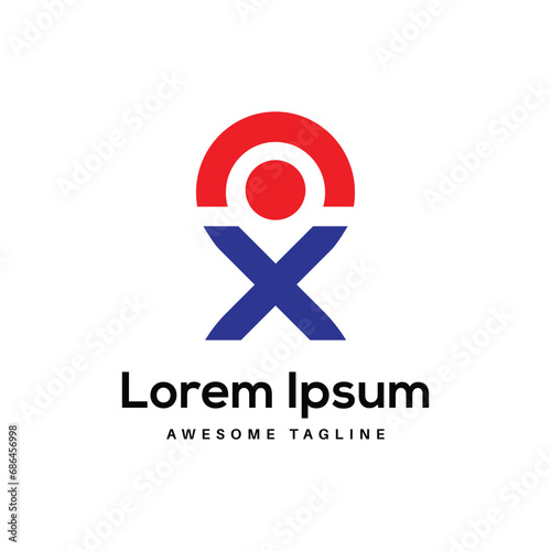 Free Download OX Letter Logo Design Free Icon - GFXLoad