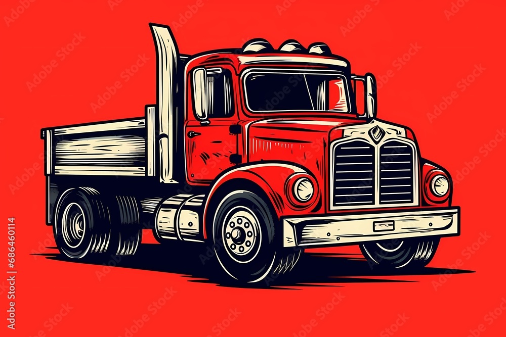 car truck, dump truck, trucking, transportation