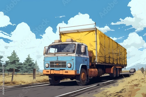 car truck, dump truck, trucking, transportation