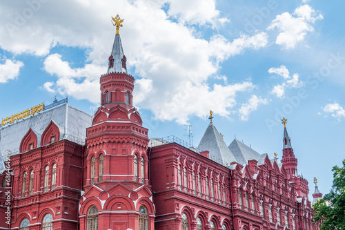State historical museum on the Red Square in Moscow, Russia