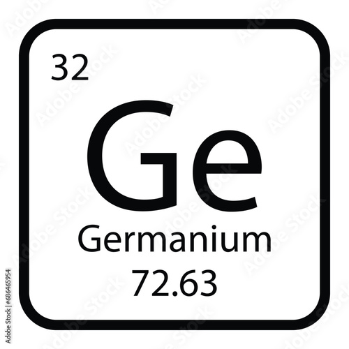 Germanium icon vektor