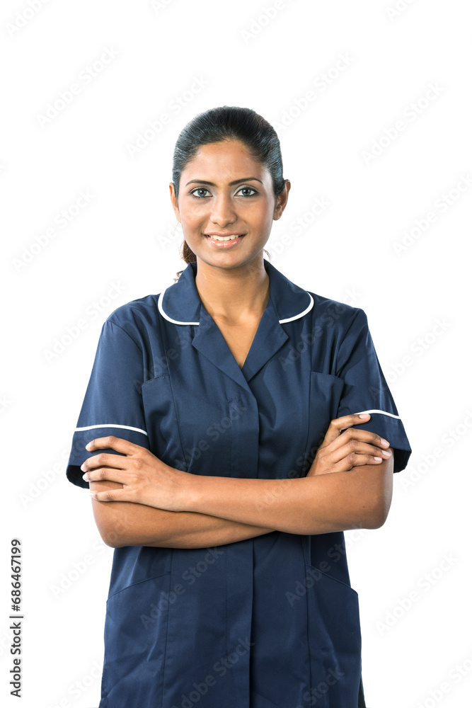 Portrait of a happy Asian Female Nurse Portrait of a happy Asian Female Nurse