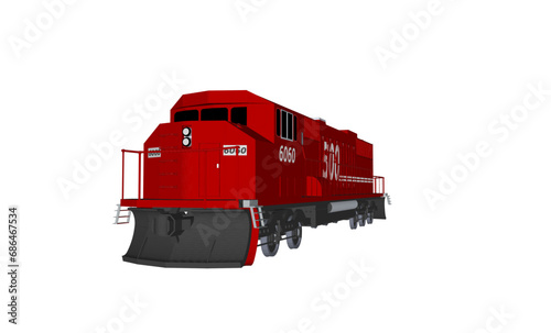 Vector sketch illustration design of old classic vintage steam iron locomotive train towing goods