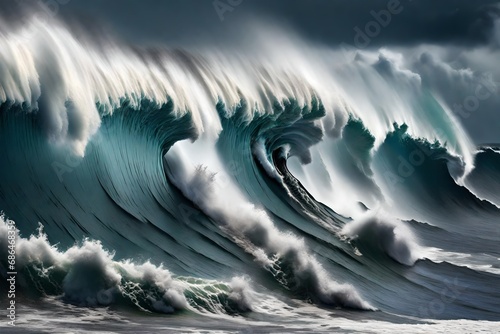 huge wave storm. generat al © Mazhar