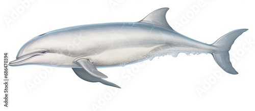 Grampus griseus  known as Risso s Dolphin.