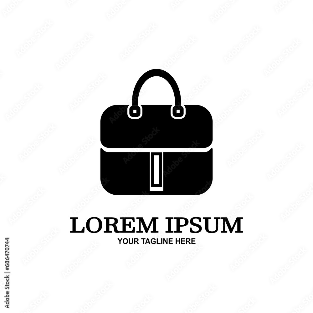 Women's bag logo. Fashion logo. Beauty logo. Women's bag logo. Fashion logo. Beauty logo.