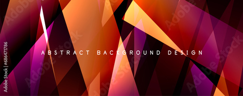 Breaking Glass Background, Kaleidoscope effect. Transparent Straight Lines. Dynamic Light Rays effect. Vector Illustration For Wallpaper, Banner, Background, Card, Book Illustration, landing page