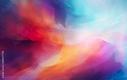 Artistic blurry colorful wallpaper background photo