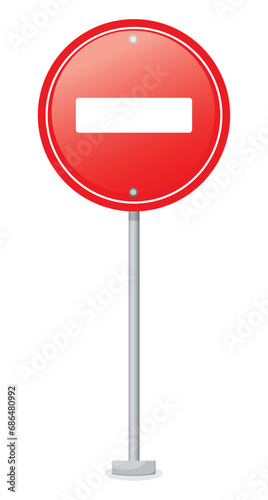 Vector cartoon image of road signs. Driving and traffic rules concept. Elements for your design.