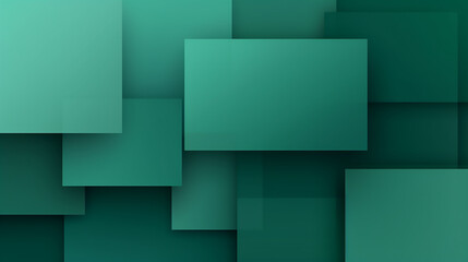 Dark green abstract background and shadow. Geometric shape overlap squares. Modern luxury rounded squares graphic pattern banner template design. square business background.