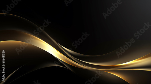 gold wave Mordan luxury happy new year wave background.