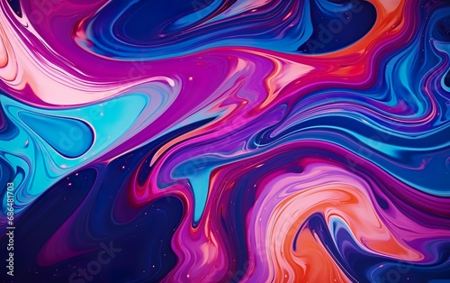 Liquid marbling paint fluid texture background
