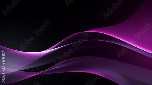 purple wave background with flowing wave lines. Futuristic technology concept. digital dynamic elegant flow  technology concept for web  poster  card print design template.